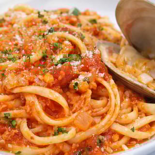 Linghini With Red Clam Sauce