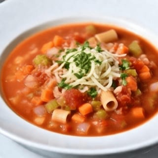 Pasta Fagioli Soup Bowl